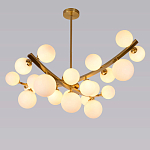 Люстра подвесная фигурная с белыми лампами в форме шара Felicitat варинант исполнения - 4 | Loft Concept в Волгограде