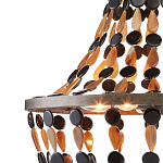 Люстра каплевидной формы с подвесками в виде декоративных бусин Flat Beads варинант исполнения - 1 | Loft Concept в Волгограде