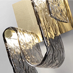 Бра волнистой формы из фактурного стекла Wave варинант исполнения - 4 | Loft Concept в Волгограде