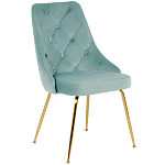 Стул в мятной велюровой обивке Ward Mint Velour Chair варинант исполнения - 1 | Loft Concept в Волгограде