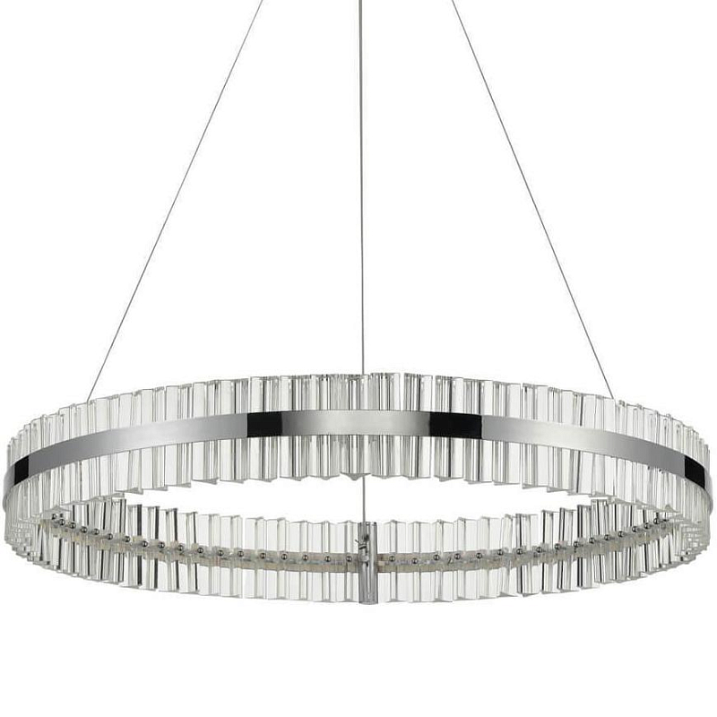 Люстра Belted Ring Хром Прозрачный Люстра Belted Ring Хром Прозрачный в Волгограде | Loft Concept