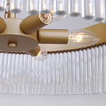 Люстра подвесная круглая со стеклянными трубками Nembus варинант исполнения - 3 | Loft Concept в Волгограде