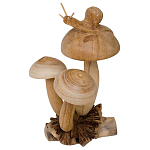 Статуэтка из дерева улитка Animals of the World варинант исполнения - 4 | Loft Concept в Волгограде