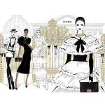 Megan Hess. Elegance варинант исполнения - 4 | Loft Concept в Волгограде