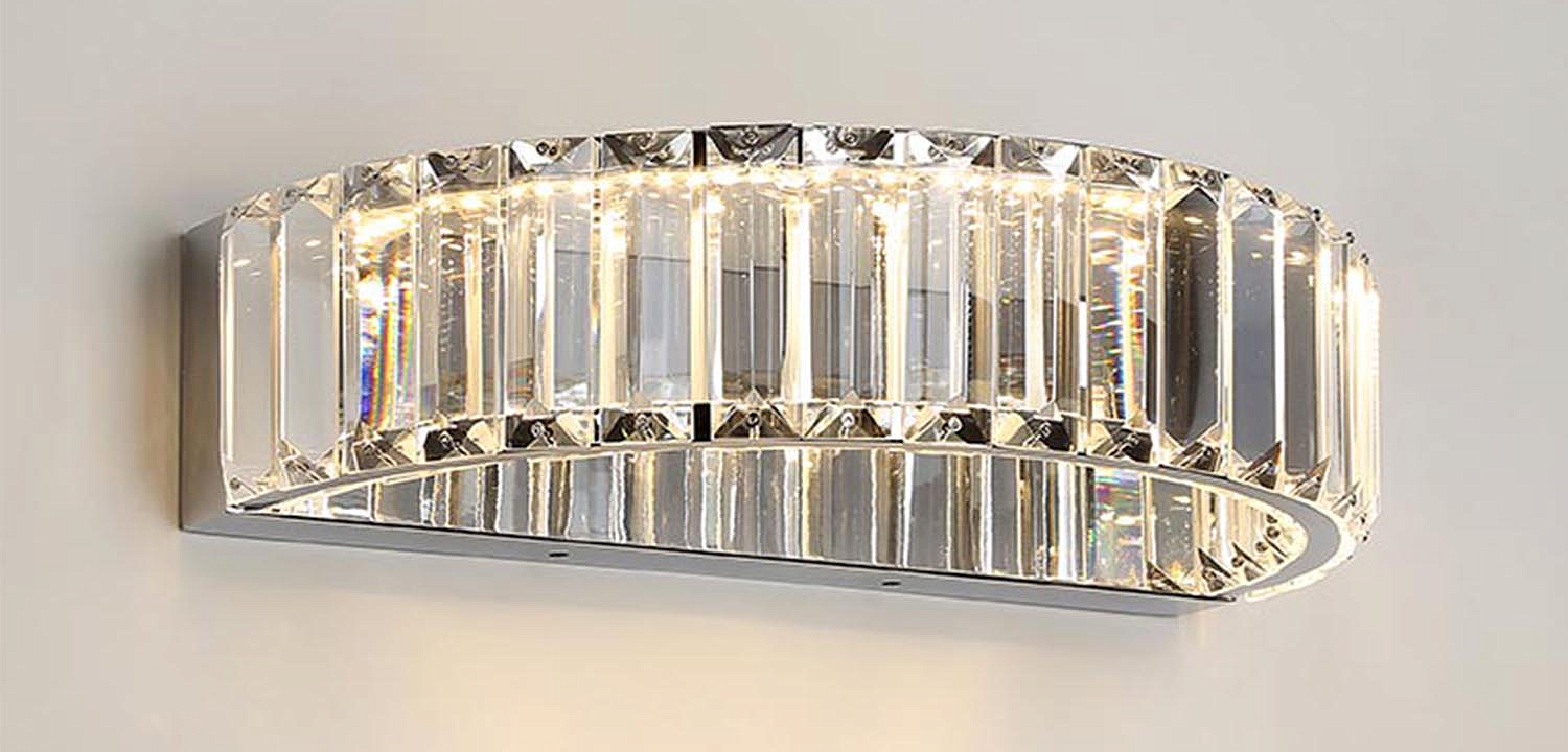 Бра Crystal Shine Linda Chrome Wall Lamp A Бра Crystal Shine Linda Chrome Wall Lamp A - Loft-Concept в Волгограде