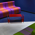 Дизайнерский кофейный стол Poltronova T01 Red Coffee Table варинант исполнения - 3 | Loft Concept в Волгограде