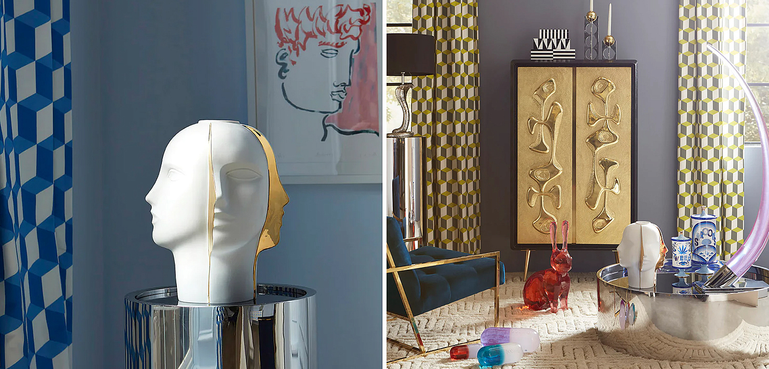 Ваза Jonathan Adler ATLAS SPLIT VASE Ваза Jonathan Adler ATLAS SPLIT VASE - Loft-Concept в Волгограде