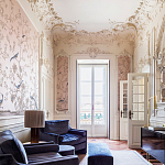 Обои ручная роспись Earlham Almost Mauve варинант исполнения - 2 | Loft Concept в Волгограде