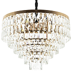 Люстра с прямоугольными хрустальными подвесками Lunet Crystal Rectangulars Chandelier 12 варинант исполнения - 1 | Loft Concept в Волгограде