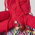 Настенный ковер разноцветный из одежды Heart варинант исполнения - 4 | Loft Concept в Волгограде