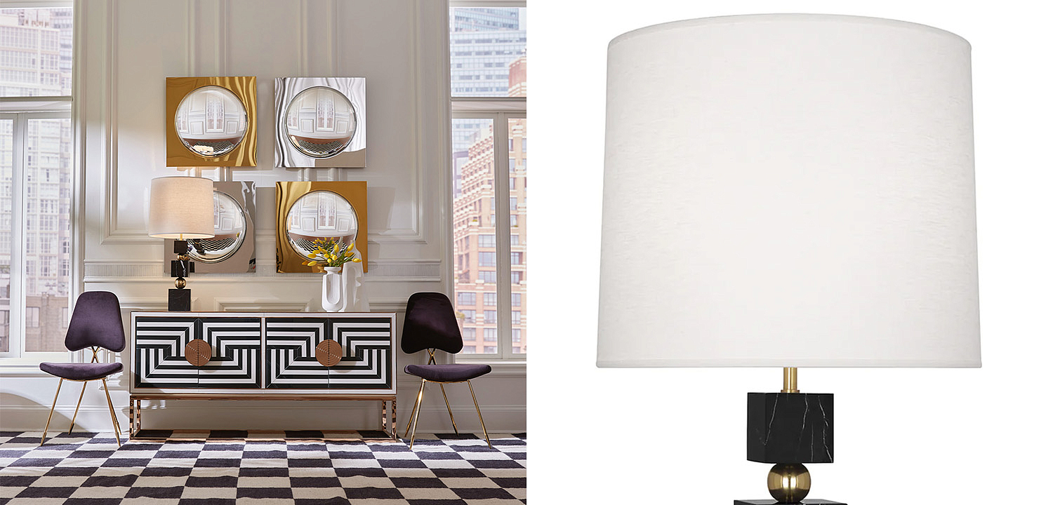 Настольная лампа Totem Table Lamp Black Marble Настольная лампа Totem Table Lamp Black Marble - Loft-Concept в Волгограде