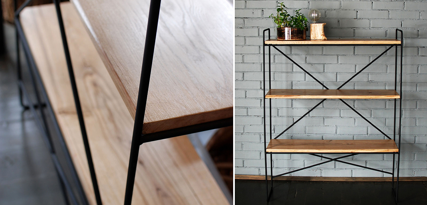 Стеллаж Ridley Industrial Metal Rust Rack Стеллаж Ridley Industrial Metal Rust Rack - Loft-Concept в Волгограде