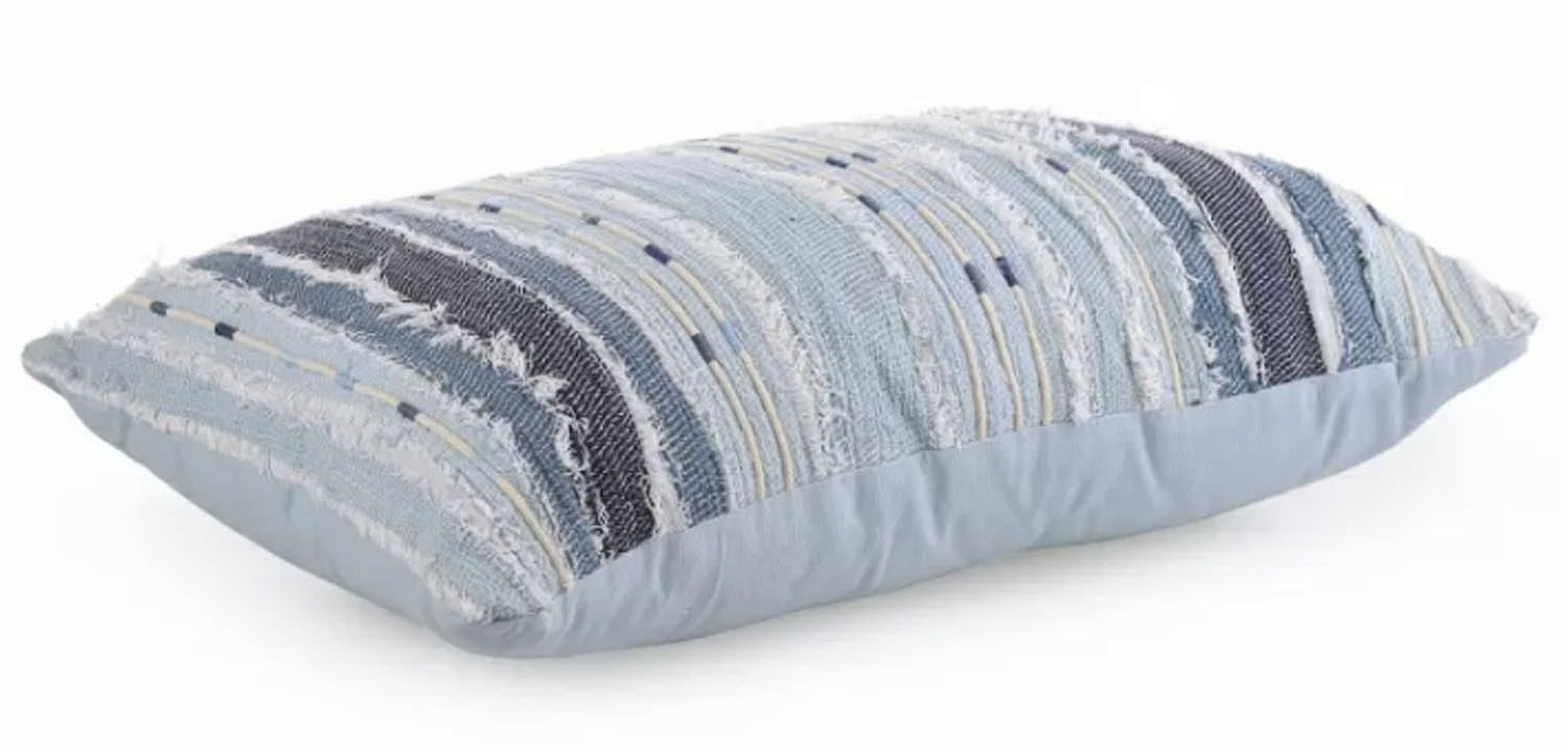 Подушка Blue Ikat stripes Подушка Blue Ikat stripes - Loft-Concept в Волгограде