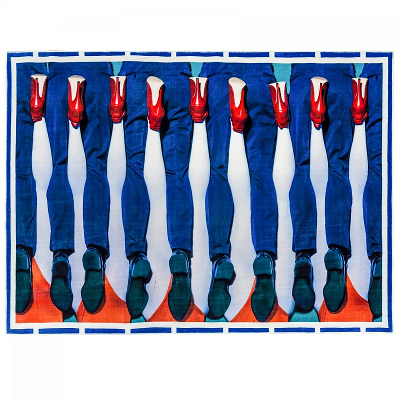 Ковер Seletti Rectangular Rug Legs Мульти Ковер Seletti Rectangular Rug Legs Мульти в Волгограде | Loft Concept