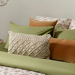 Чехол на подушку с макраме бежевого цвета Macrame варинант исполнения - 7 | Loft Concept в Волгограде