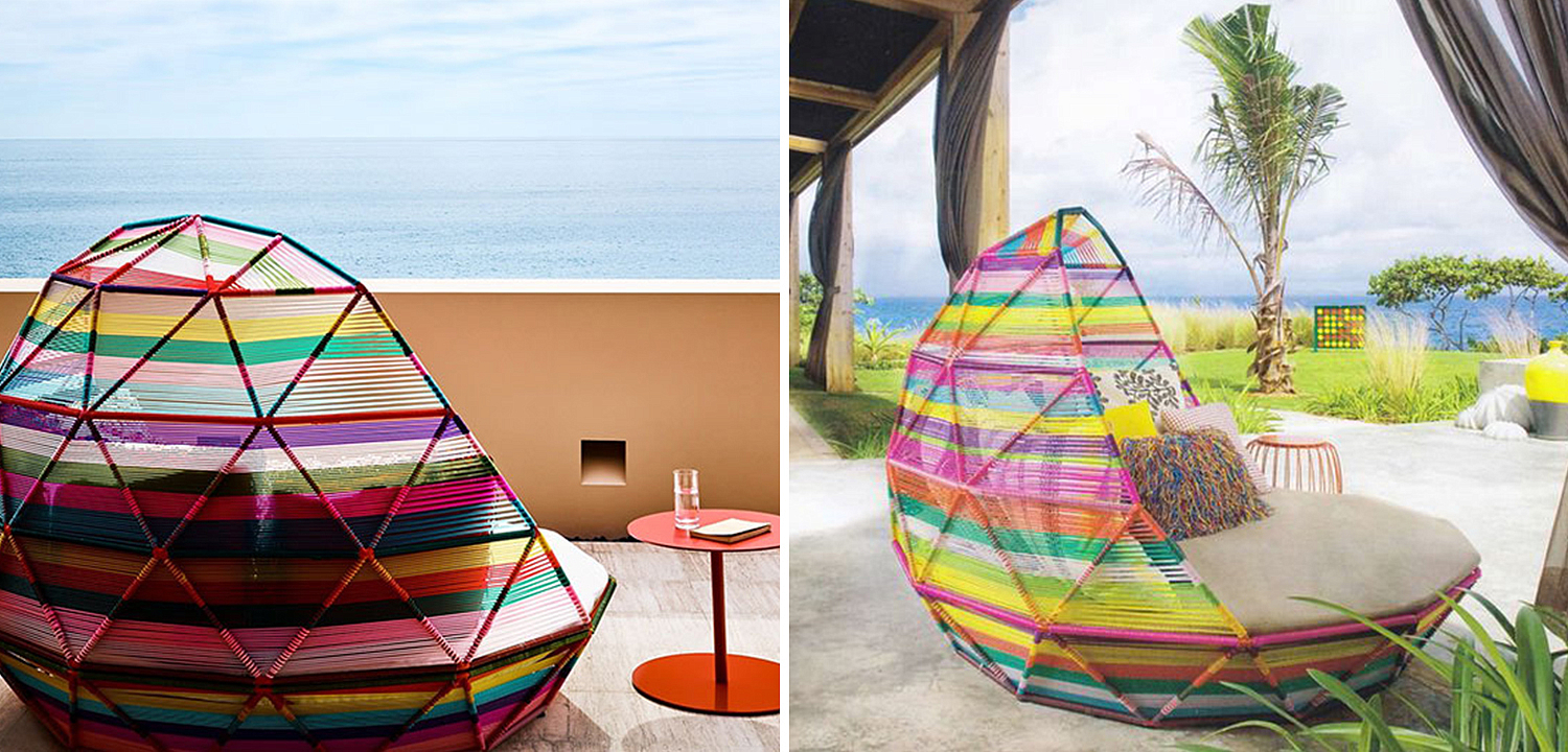 Кровать для улицы Moroso Day Bed Tropicalia Кровать для улицы Moroso Day Bed Tropicalia - Loft-Concept в Волгограде