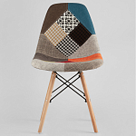 Стул с обивкой в технике пэчворк DSW варинант исполнения - 2 | Loft Concept в Волгограде