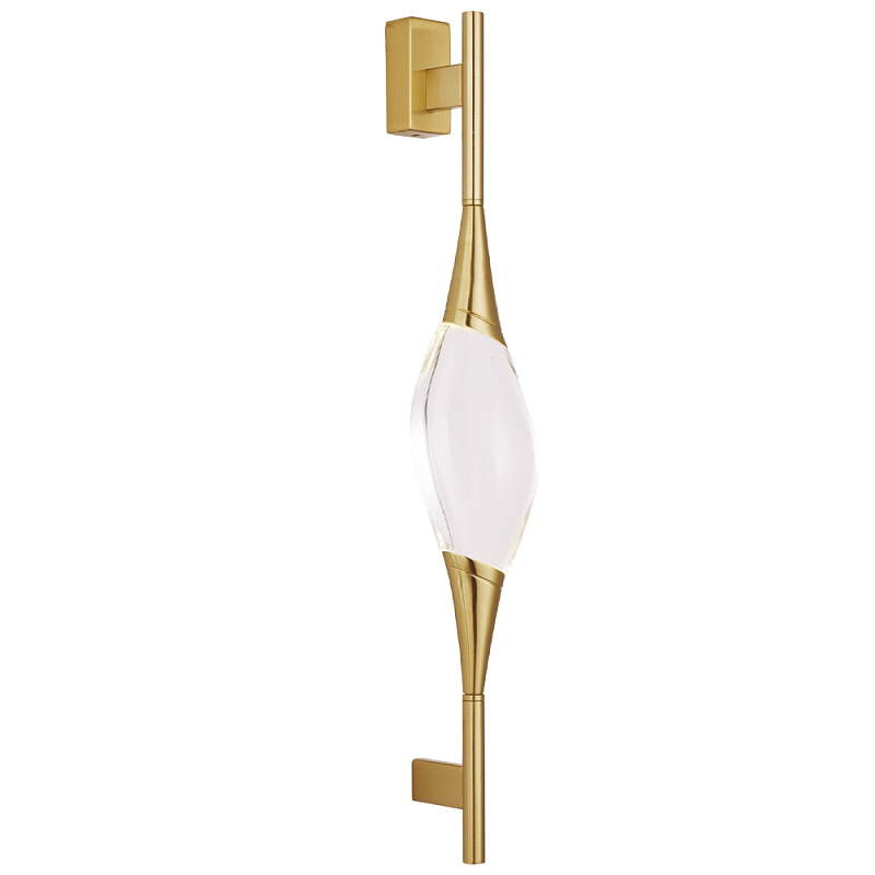 Бра с хрустальным плафоном Renee Golden Glass Drops Light Wall Lamp Золотой Прозрачное Стекло Бра с хрустальным плафоном Renee Golden Glass Drops Light Wall Lamp Золотой Прозрачное Стекло в Волгограде | Loft Concept