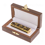 Зажигалка газовая с гравировкой Герба РФ в деревянной коробке Metal Lighters варинант исполнения - 3 | Loft Concept в Волгограде