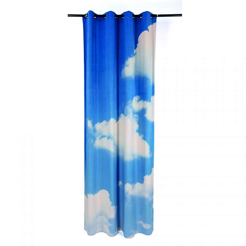 Штора Seletti Cloud Left Голубой Белый Штора Seletti Cloud Left Голубой Белый в Волгограде | Loft Concept