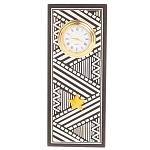 Часы подарочные настольные в виде погона Генерала из натурального камня Змеевик Silver Military Clock варинант исполнения - 10 | Loft Concept в Волгограде