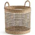 Круглая плетеная корзина Renee Wicker Basket варинант исполнения - 1 | Loft Concept в Волгограде