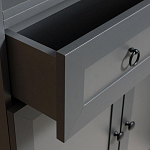 Стеллаж с ящиком и 2-мя дверцами Percent Rack варинант исполнения - 6 | Loft Concept в Волгограде