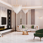 Бра с подвесками из рифленного стекла в форме капель Textured Glass варинант исполнения - 4 | Loft Concept в Волгограде