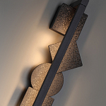 Бра вертикальное с черными кругами и квадратами Gravyura варинант исполнения - 2 | Loft Concept в Волгограде