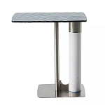 Дизайнерский журнальный стол с прямоугольной рельефной столешницей Nord варинант исполнения - 1 | Loft Concept в Волгограде