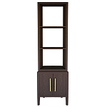 Этажерка Primo с тумбой шпон темный орех варинант исполнения - 1 | Loft Concept в Волгограде