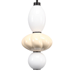 Подвесной светильник фигурный с керамическими элементами Light Fragrant варинант исполнения - 4 | Loft Concept в Волгограде