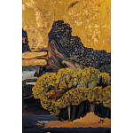 Кофейный стол с японским пейзажем Bohemia coffee table  варинант исполнения - 6 | Loft Concept в Волгограде