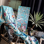 Постер на холсте в стиле шинуазри с изображением сада Chinoiserie Gazebo in the Imperial Garden Poster варинант исполнения - 3 | Loft Concept в Волгограде