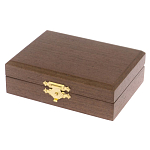 Визитница карманная металлическая с гравюрой Герба России в подарочной коробке Gold Metal Business Card Holders варинант исполнения - 4 | Loft Concept в Волгограде