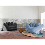 Дизайнерское кожаное кресло в форме руки Poltronova Joe Whip Armchair варинант исполнения - 5 | Loft Concept в Волгограде