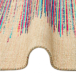 Ковер с геометрическим узором из комбинированного состава Full rhythm варинант исполнения - 2 | Loft Concept в Волгограде