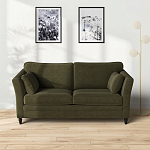 Диван с обивкой из велюра зеленый Gibbs Dark Green Sofa варинант исполнения - 6 | Loft Concept в Волгограде