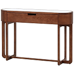 Консоль деревянная с мраморной столешницей Gote Marble Console варинант исполнения - 1 | Loft Concept в Волгограде