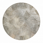 Кофейный столик с рельефной столешницей из металла Aplika Silver варинант исполнения - 3 | Loft Concept в Волгограде