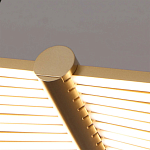 Люстра в виде распахнутых крыльев из тонких металлических планок Flight of Freedom варинант исполнения - 2 | Loft Concept в Волгограде