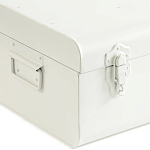 Металлический сундук Metal Chest White варинант исполнения - 3 | Loft Concept в Волгограде