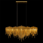 Люстра подвесная с металлическими дугами и длинными цепочками 115 см Atlantis Chain варинант исполнения - 5 | Loft Concept в Волгограде