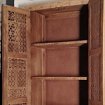 Этнический шкаф с орнаментом резьба из дерева Indian Antique Furniture варинант исполнения - 2 | Loft Concept в Волгограде