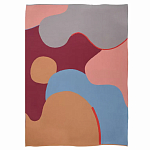 Плед из хлопка с абстрактным принтом Elysian Flow Ember варинант исполнения - 1 | Loft Concept в Волгограде