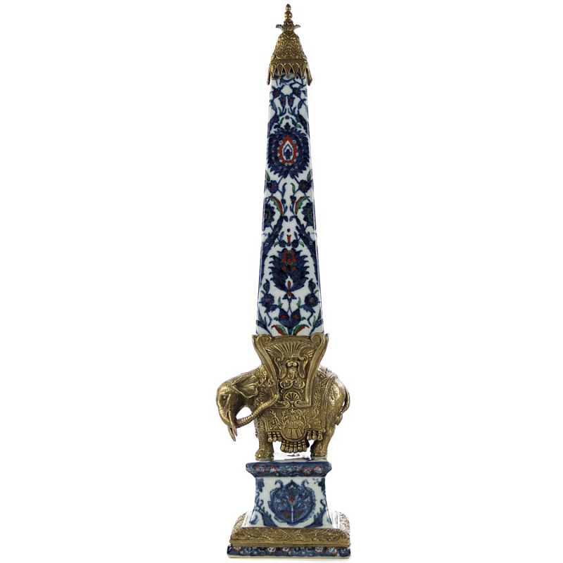 Статуэтка Painted Obelisk Elephant Мульти Бронза Статуэтка Painted Obelisk Elephant Мульти Бронза в Волгограде | Loft Concept