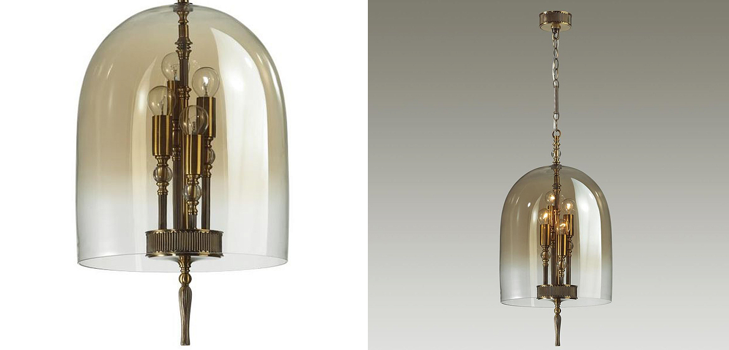 Подвесной светильник Glass Dome Bronze 32 Подвесной светильник Glass Dome Bronze 32 - Loft-Concept в Волгограде