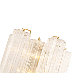 Бра с вертикальными стеклянными подвесками Hexagon Tube Light варинант исполнения - 4 | Loft Concept в Волгограде