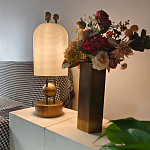 Настольная лампа в виде фонаря с белым фактурным абажуром Echoes of Light варинант исполнения - 4 | Loft Concept в Волгограде