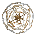 Люстра конусообразная с цветочными мотивами Light Floral Glow варинант исполнения - 6 | Loft Concept в Волгограде